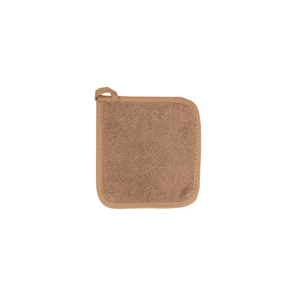 Ritz Royale Solid Pot Holder 100 Cotton Terry Mocha 30061 Zoro